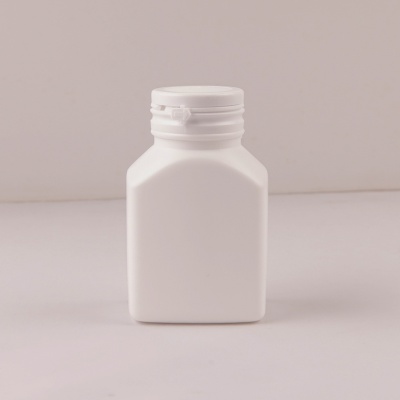 100毫升撕拉蓋白色PE方瓶